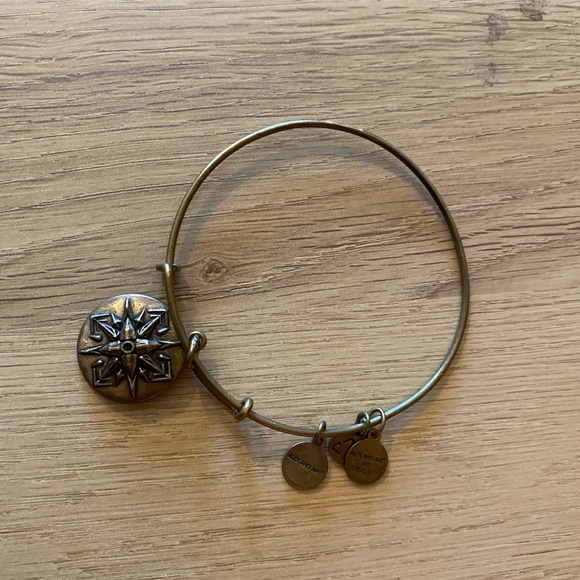 Alex & Ani Bronze Compass Bracelet - Picture 2 of 8